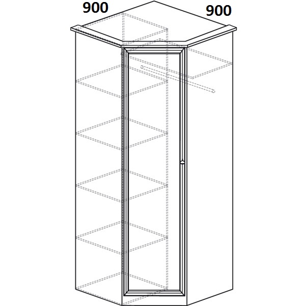 Шкаф угловой 1600х1600